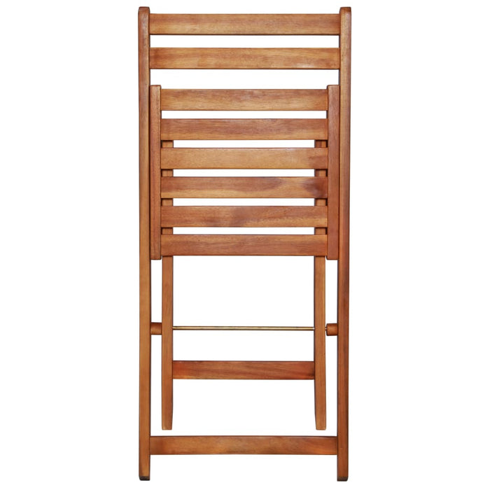 Set mobilier bistro pliabil, 3 piese, lemn masiv de acacia - WALTI WALTI