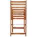 Set mobilier bistro pliabil, 3 piese, lemn masiv de acacia - WALTI WALTI