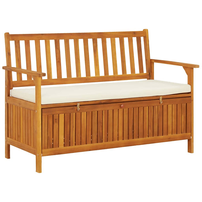 Bancă de depozitare grădină 120x63x84 cm lemn masiv salcâm XL - WALTI WALTI