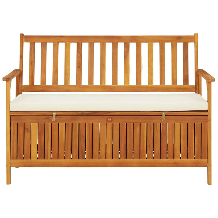 Bancă de depozitare grădină 120x63x84 cm lemn masiv salcâm XL - WALTI WALTI