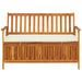 Bancă de depozitare grădină 120x63x84 cm lemn masiv salcâm XL - WALTI WALTI