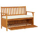 Bancă de depozitare grădină 120x63x84 cm lemn masiv salcâm XL - WALTI WALTI