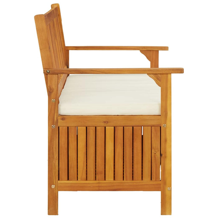 Bancă de depozitare grădină 120x63x84 cm lemn masiv salcâm XL - WALTI WALTI