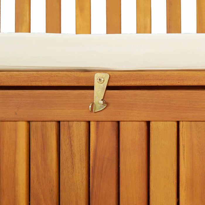 Bancă de depozitare grădină 120x63x84 cm lemn masiv salcâm XL - WALTI WALTI
