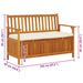 Bancă de depozitare grădină 120x63x84 cm lemn masiv salcâm XL - WALTI WALTI