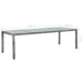 Set mobilier de exterior cu perne, 11 piese, gri, poliratan - WALTI WALTI