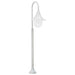 Stâlp de iluminat pentru grădină, alb, 120 cm, aluminiu, E27 - WALTI WALTI
