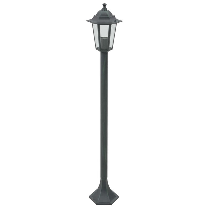 Stâlp iluminare grădină 6 buc. E27 110 cm aluminiu verde închis - WALTI WALTI