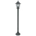 Stâlp iluminare grădină 6 buc. E27 110 cm aluminiu verde închis - WALTI WALTI