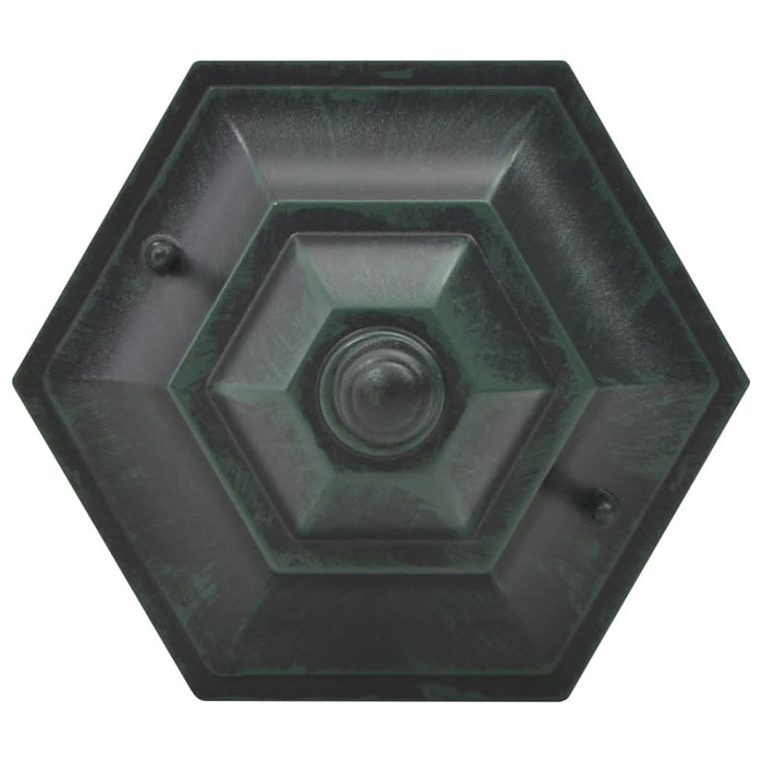 Stâlp iluminare grădină 6 buc. E27 110 cm aluminiu verde închis - WALTI WALTI