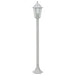Stâlp iluminare grădină, 6 buc., alb, 110 cm, aluminiu, E27 - WALTI WALTI