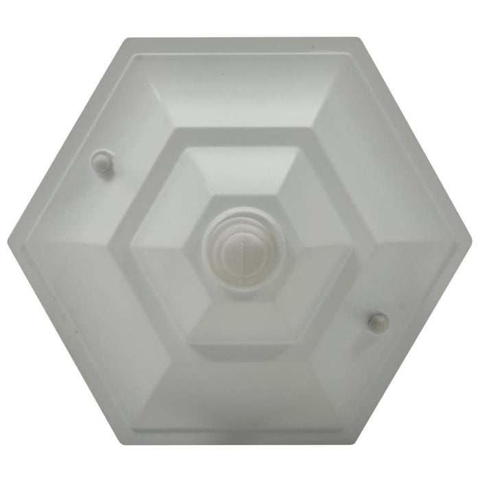 Stâlp iluminare grădină, 6 buc., alb, 110 cm, aluminiu, E27 - WALTI WALTI