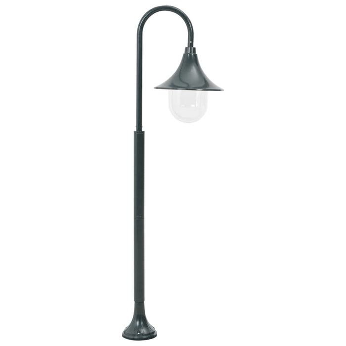 Stâlp iluminat grădină, verde închis, 120 cm, aluminiu, E27 - WALTI WALTI