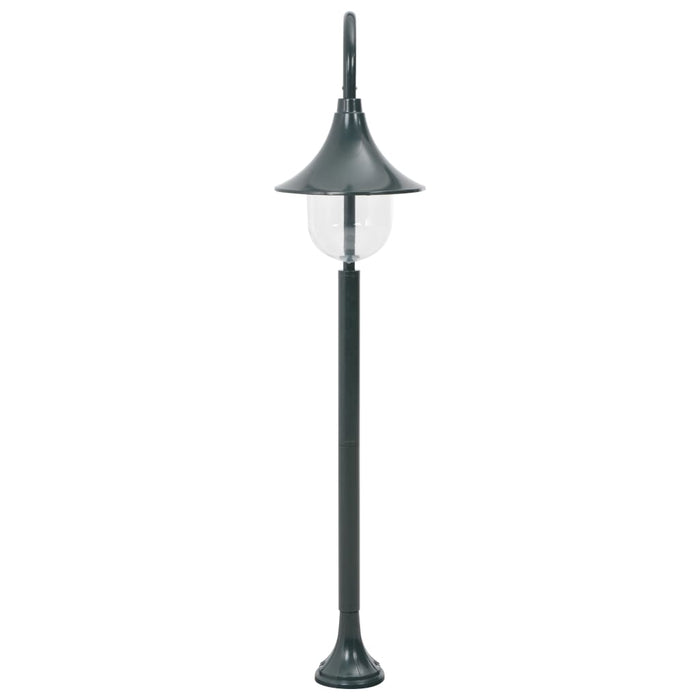Stâlp iluminat grădină, verde închis, 120 cm, aluminiu, E27 - WALTI WALTI