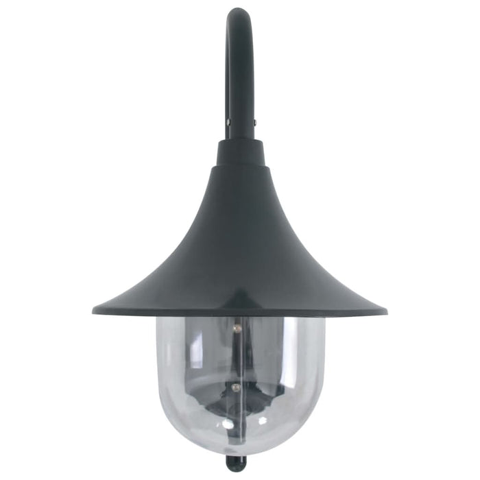 Lampă de perete de grădină E27, verde închis, 42 cm, aluminiu - WALTI WALTI