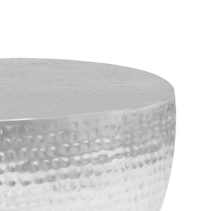 Măsuță cafea, argintiu, 100x50x28 cm aluminiu bătut la ciocan WALTI