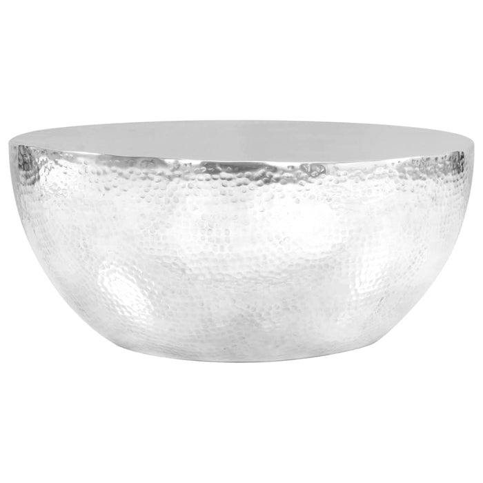 Măsuță de cafea, arămiu, 70 x 30 cm, aluminiu bătut cu ciocanul WALTI