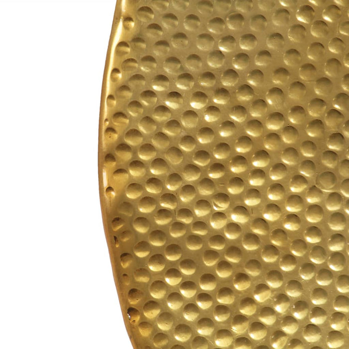 Măsuță de cafea, alamă, 70 x 30 cm, aluminiu bătut cu ciocanul - WALTI WALTI