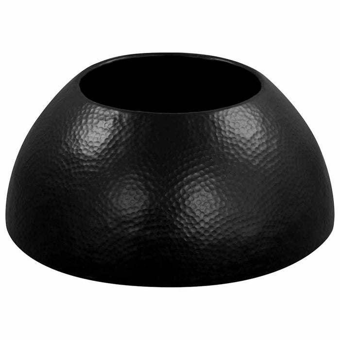 Măsuță de cafea, negru, 70 x 30 cm, aluminiu bătut cu ciocanul WALTI