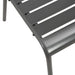 Set mobilier de exterior, 5 piese, gri închis, oțel - WALTI WALTI