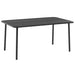 Set mobilier de exterior, 7 piese, gri închis, oțel - WALTI WALTI