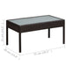 Set mobilier de grădină cu perne, 5 piese, negru, poliratan - WALTI WALTI