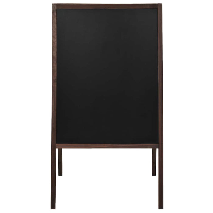 Tablă neagră cu două fețe, lemn cedru, verticală, 60 x 80 cm - WALTI WALTI