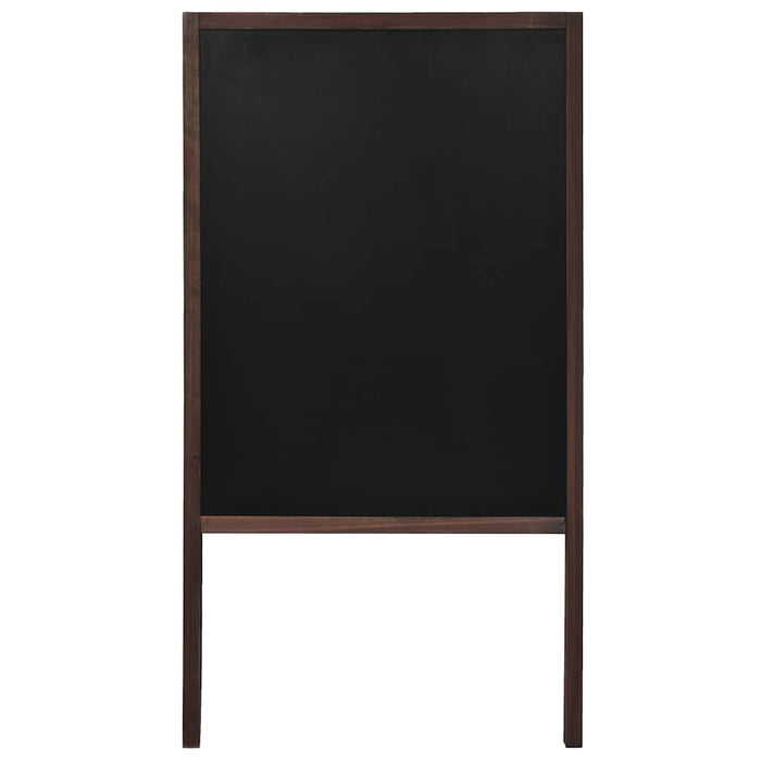 Tablă neagră cu două fețe, lemn cedru, verticală, 60 x 80 cm - WALTI WALTI