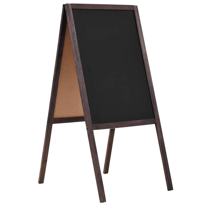 Tablă neagră cu două fețe, lemn de cedru, verticală, 40x60 cm WALTI
