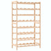 Suport sticle de vin, lemn de cedru, 57,5 x 28 x 102 cm - WALTI WALTI