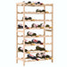 Suport sticle de vin, lemn de cedru, 57,5 x 28 x 102 cm - WALTI WALTI