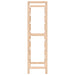 Suport sticle de vin, lemn de cedru, 57,5 x 28 x 102 cm - WALTI WALTI