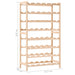 Suport sticle de vin, lemn de cedru, 57,5 x 28 x 102 cm - WALTI WALTI
