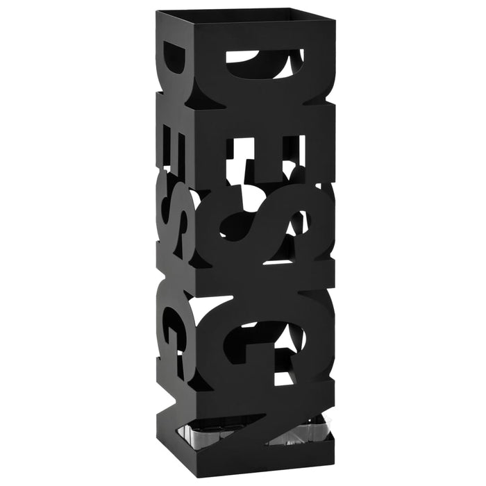Suport de umbrele, model Design, oțel, negru - WALTI WALTI