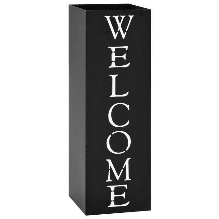 Suport de umbrele Welcome, oțel, negru - WALTI WALTI