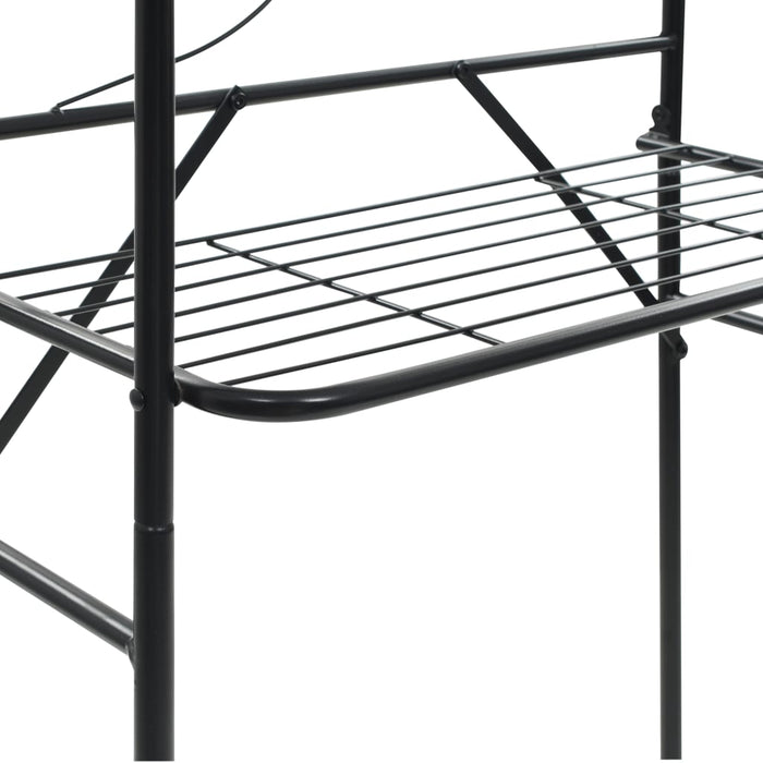 Etajeră de toaletă, negru, 60x33x174 cm - WALTI WALTI