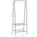 Cuier de haine, 59 x 35 x 150 cm, negru - WALTI WALTI