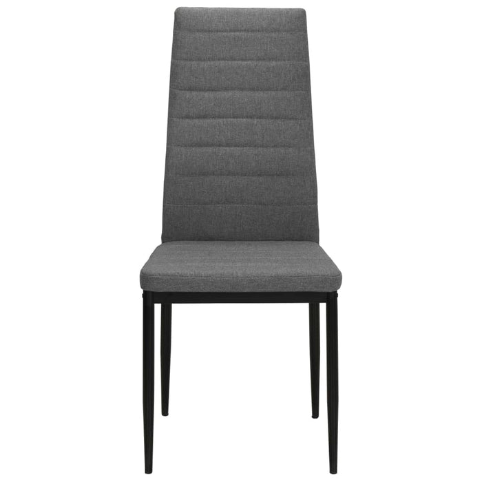 Scaune de bucătărie pivotante, 4 buc., gri deschis, textil WALTI