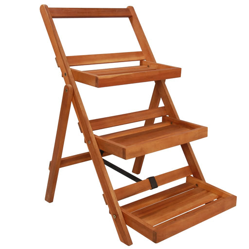 Suport de plante, 3 niveluri, 50x63x80 cm, lemn masiv de acacia - WALTI WALTI