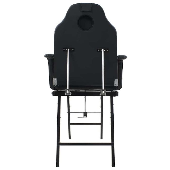 Scaun tratament facial, înlocuitor piele, 185x78x76 cm, negru - WALTI WALTI