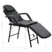 Scaun tratament facial, înlocuitor piele, 185x78x76 cm, negru - WALTI WALTI