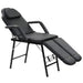 Scaun tratament facial, piele artificială, 185x78x76 cm, negru - WALTI WALTI