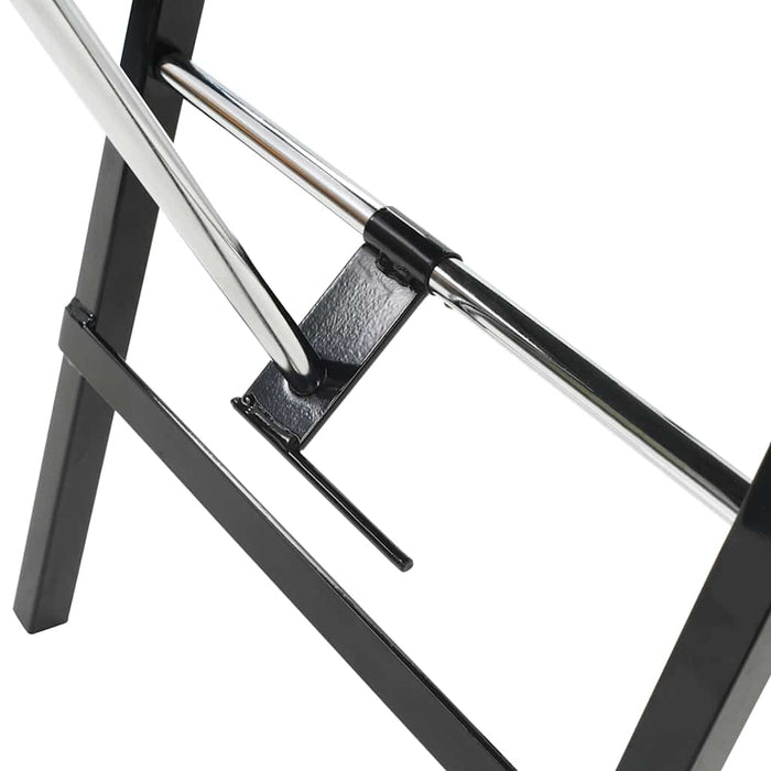 Scaun tratament facial, piele artificială, 185x78x76 cm, negru - WALTI WALTI