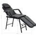 Scaun tratament facial, piele artificială, 185x78x76 cm, negru - WALTI WALTI