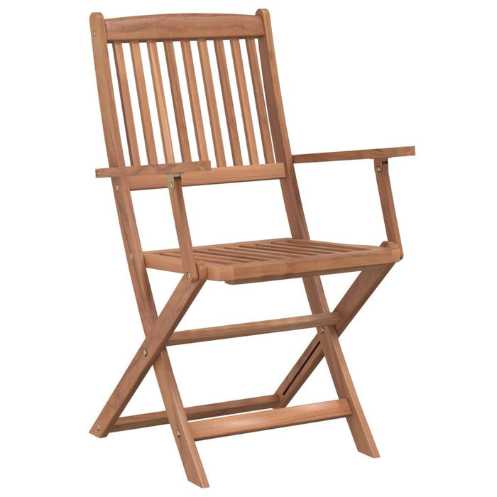 Set mobilier de exterior pliabil, 5 piese, lemn masiv de acacia - WALTI WALTI