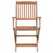 Set mobilier de exterior pliabil, 5 piese, lemn masiv de acacia - WALTI WALTI