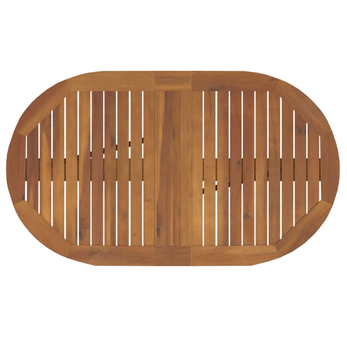 Set mobilier de exterior pliabil, 5 piese, lemn masiv de acacia - WALTI WALTI