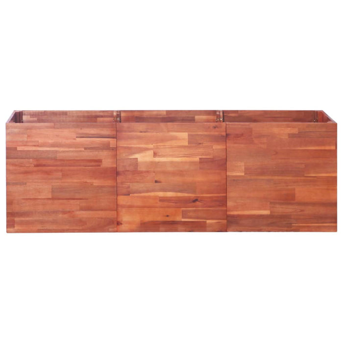 Strat înălțat de grădină, 150 x 50 x 50 cm, lemn de acacia WALTI