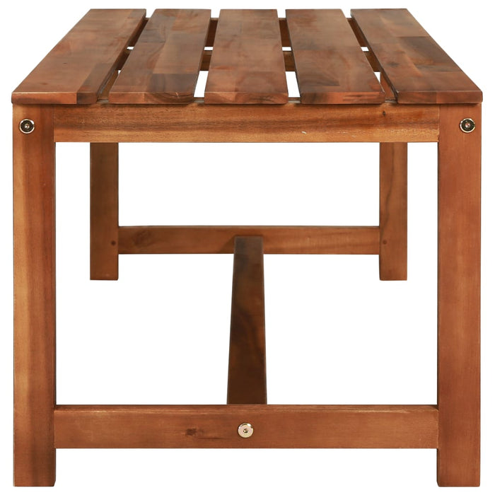 Set mobilier de grădină, 4 piese, lemn masiv de acacia WALTI