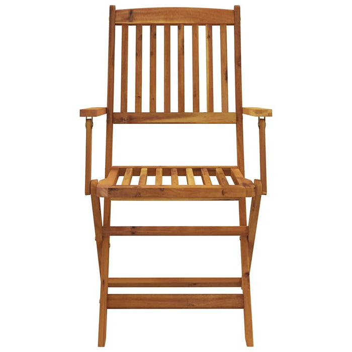 Set mobilier de exterior pliabil, 5 piese, lemn masiv de acacia - WALTI WALTI